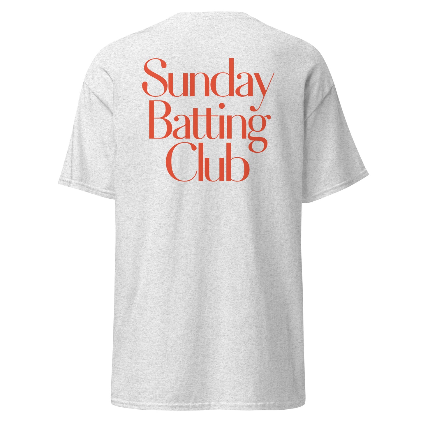 Unisex T-Shirt - Baseball - Softball - Sunday Batting Club - orange