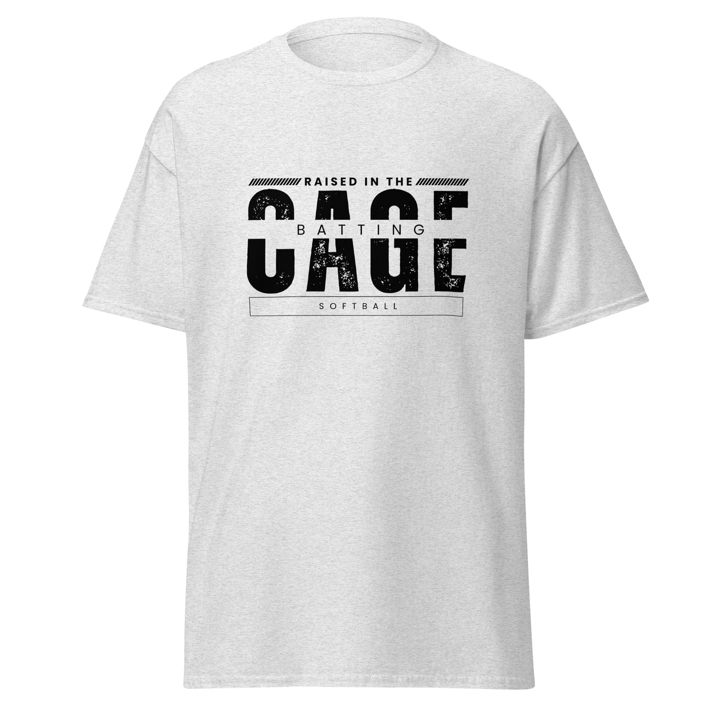 Unisex T-Shirt - Raised in the Batting Cage Softball hell