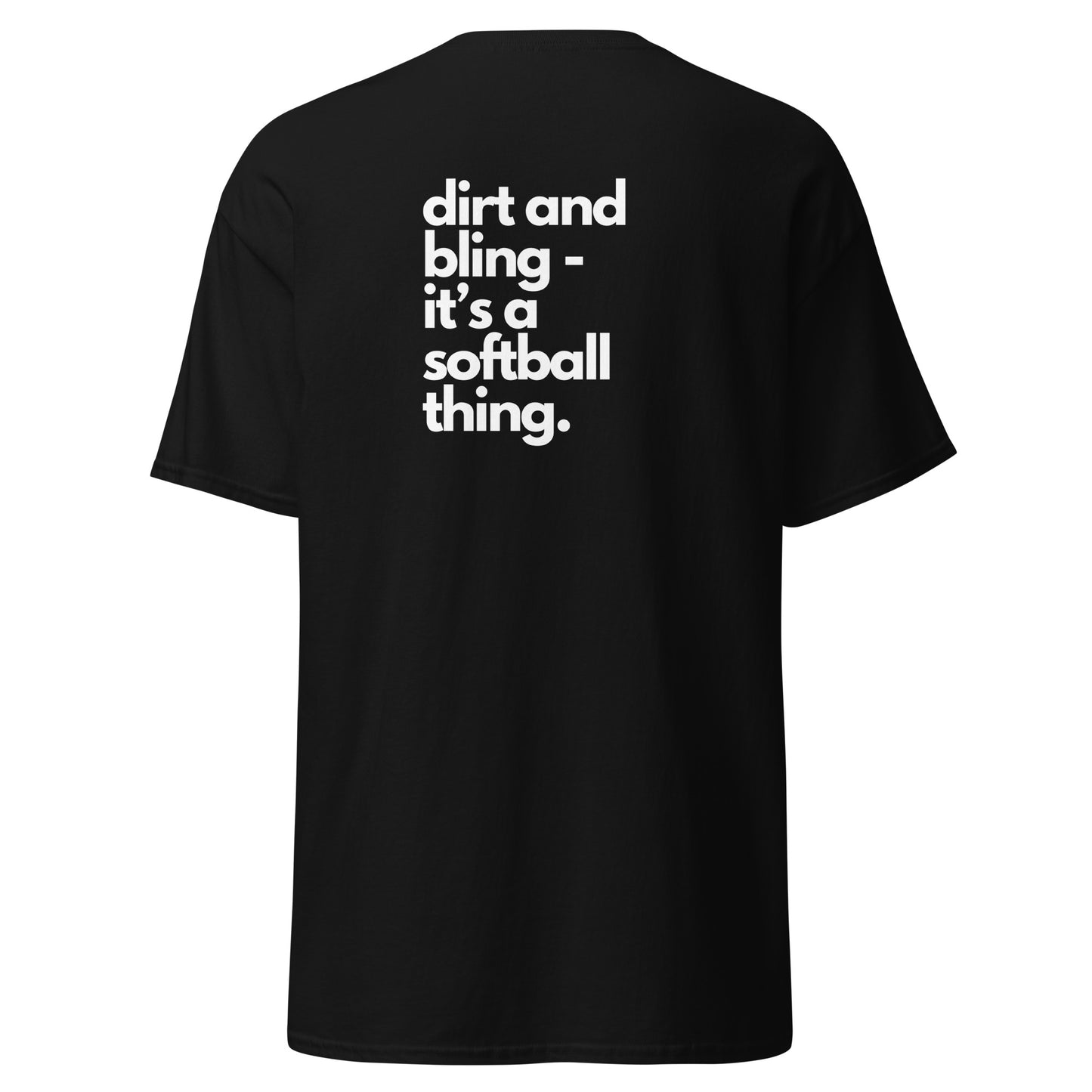 Unisex T-Shirt - Softball Bling Bling