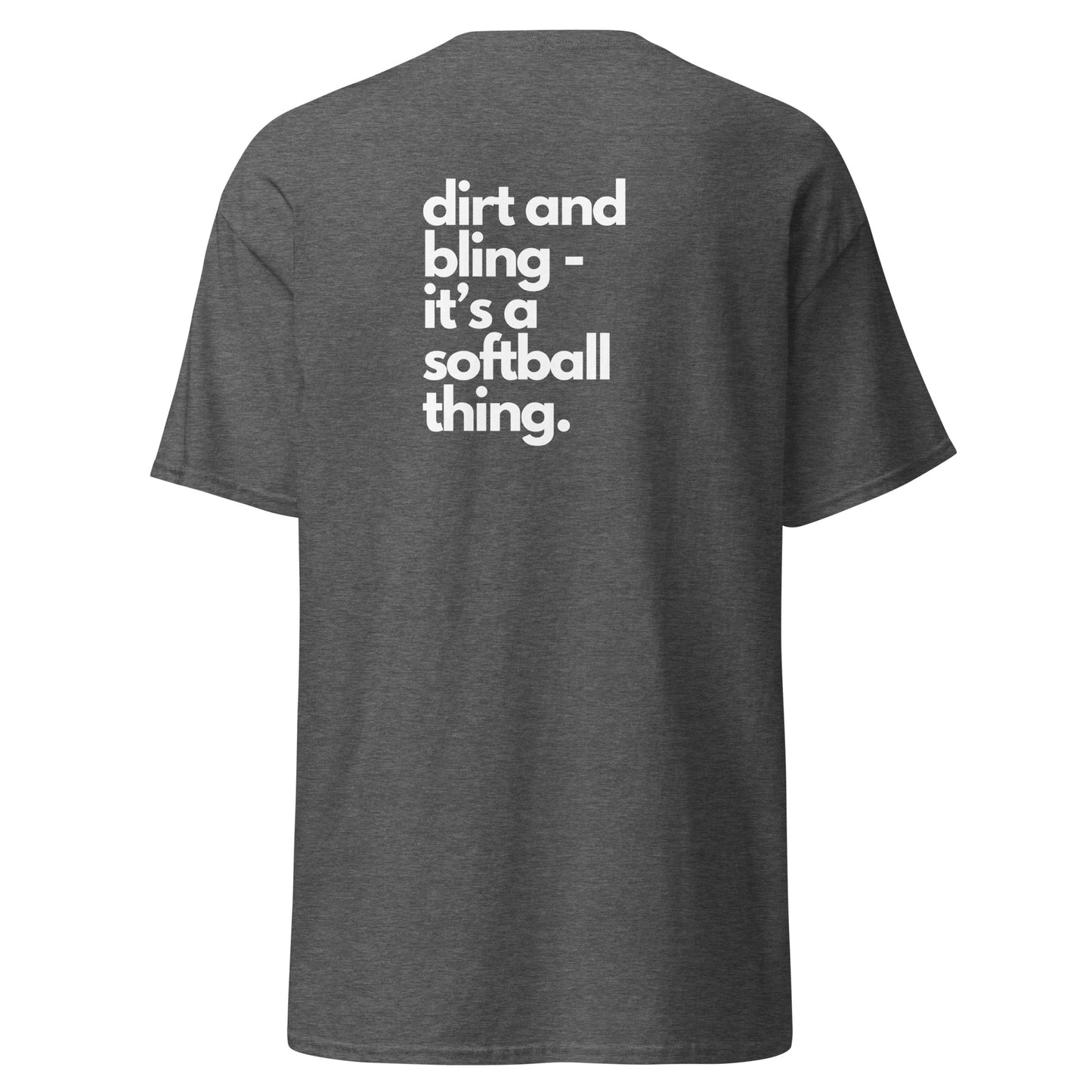 Unisex T-Shirt - Softball Bling Bling