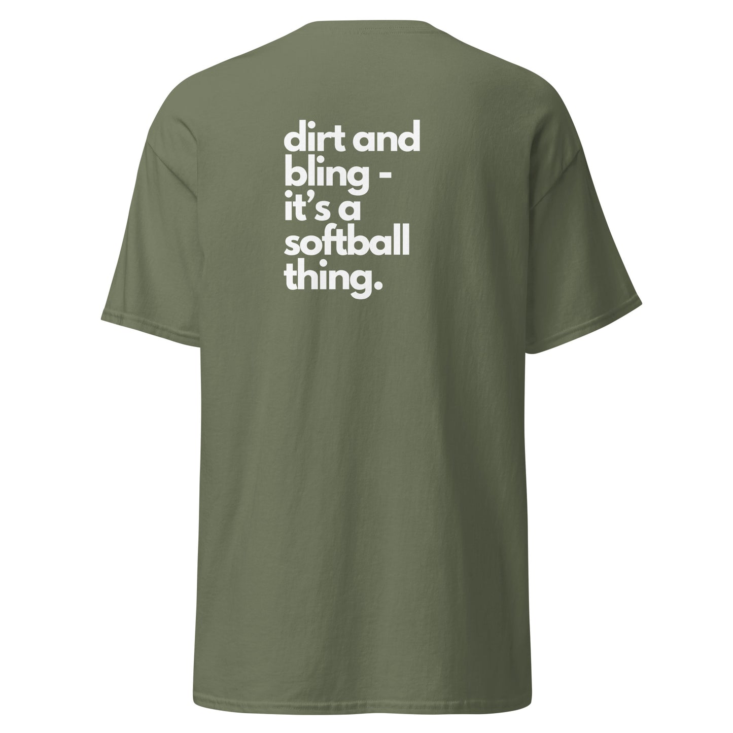 Unisex T-Shirt - Softball Bling Bling