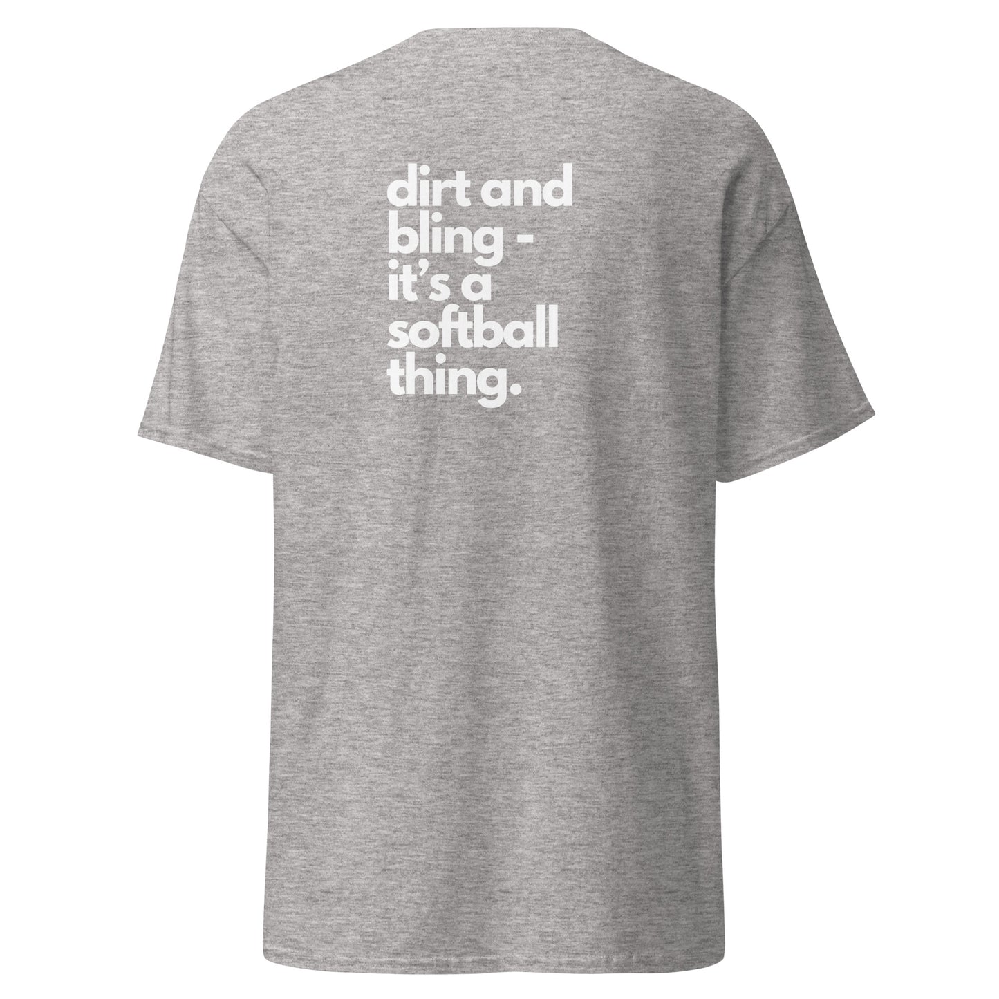 Unisex T-Shirt - Softball Bling Bling