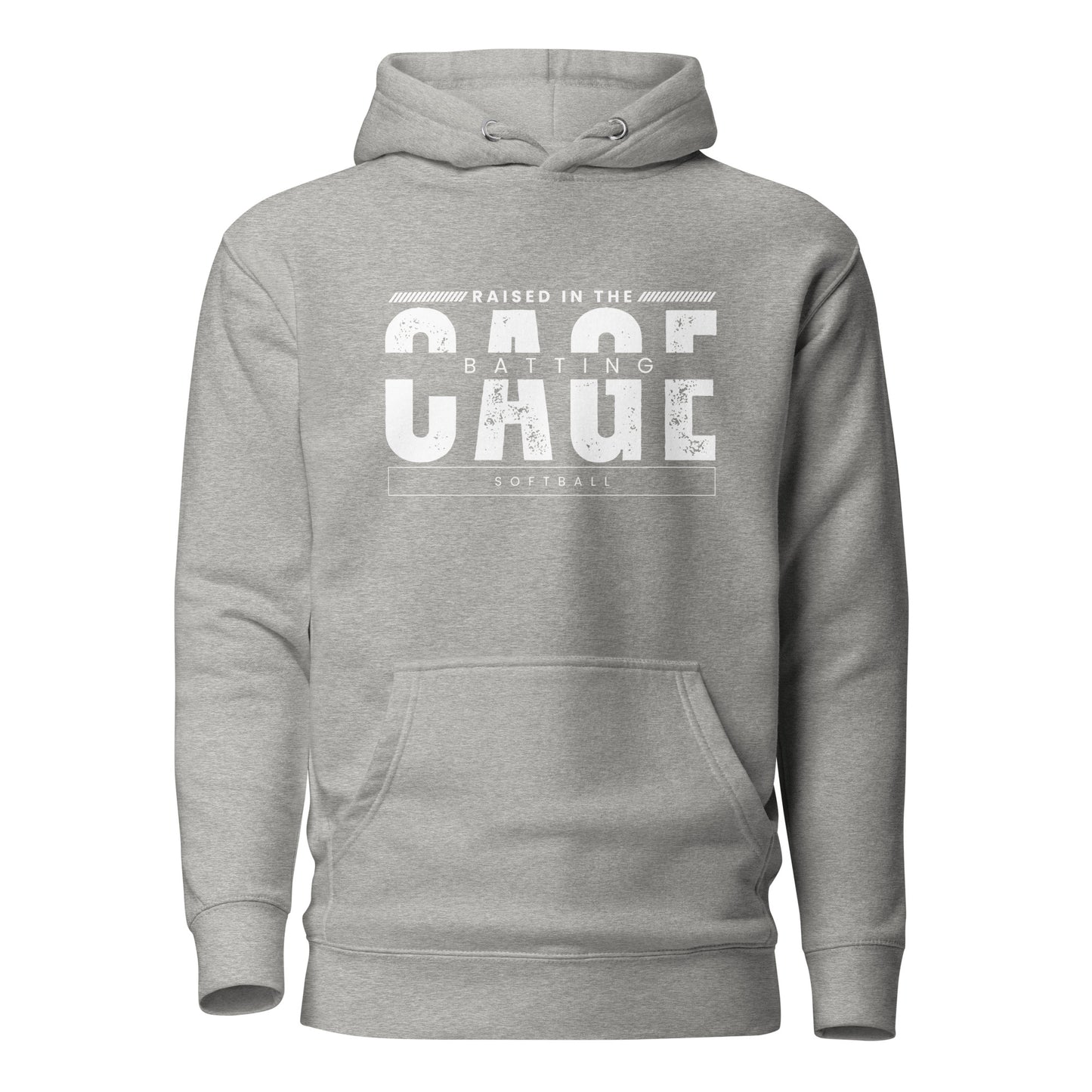 Unisex Hoodie - Softball Raised in the Batting Cage