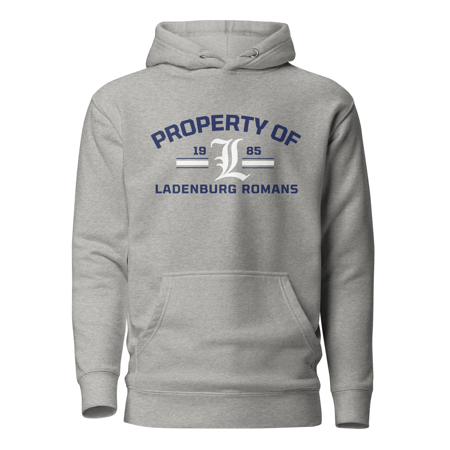 Unisex Hoodie - Baseball/Softball - Property of Romans grey