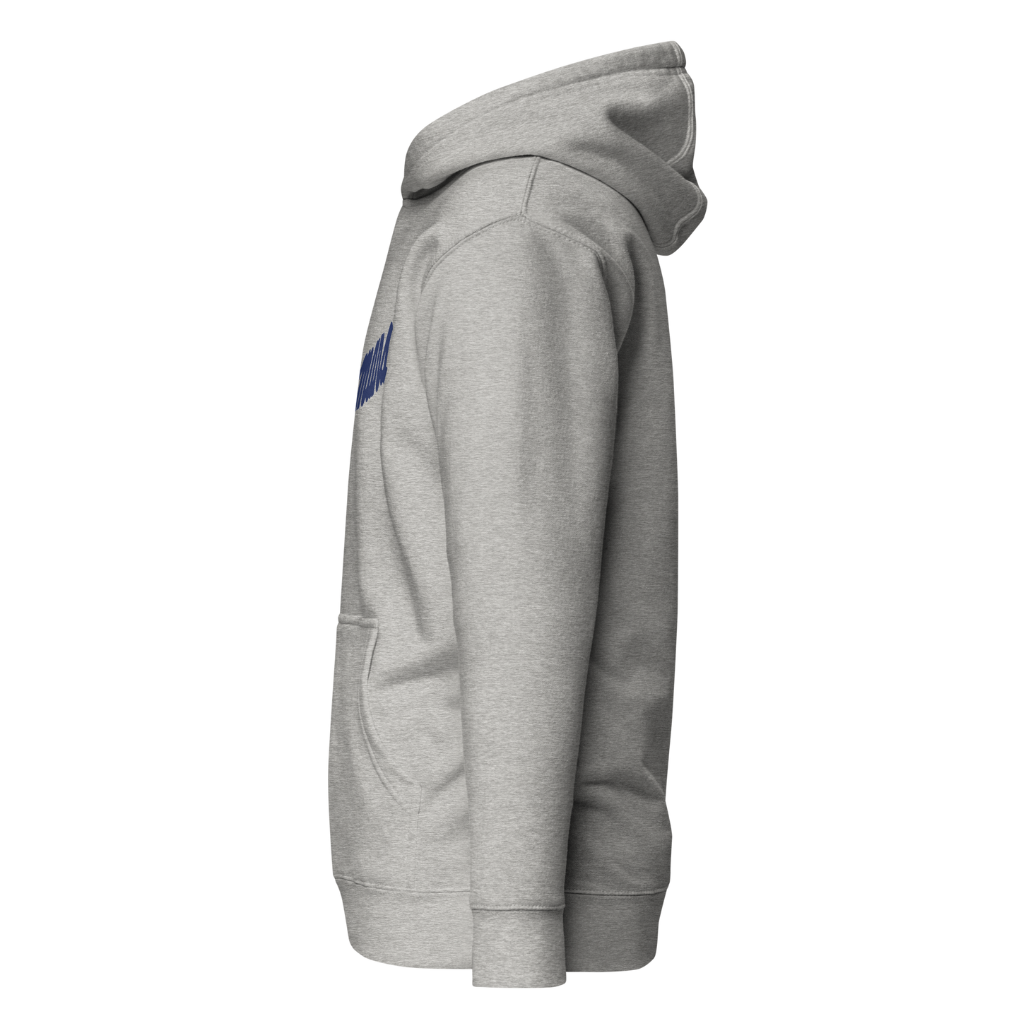 Unisex Hoodie - Baseball/Softball - Romans Schriftzug grey/white