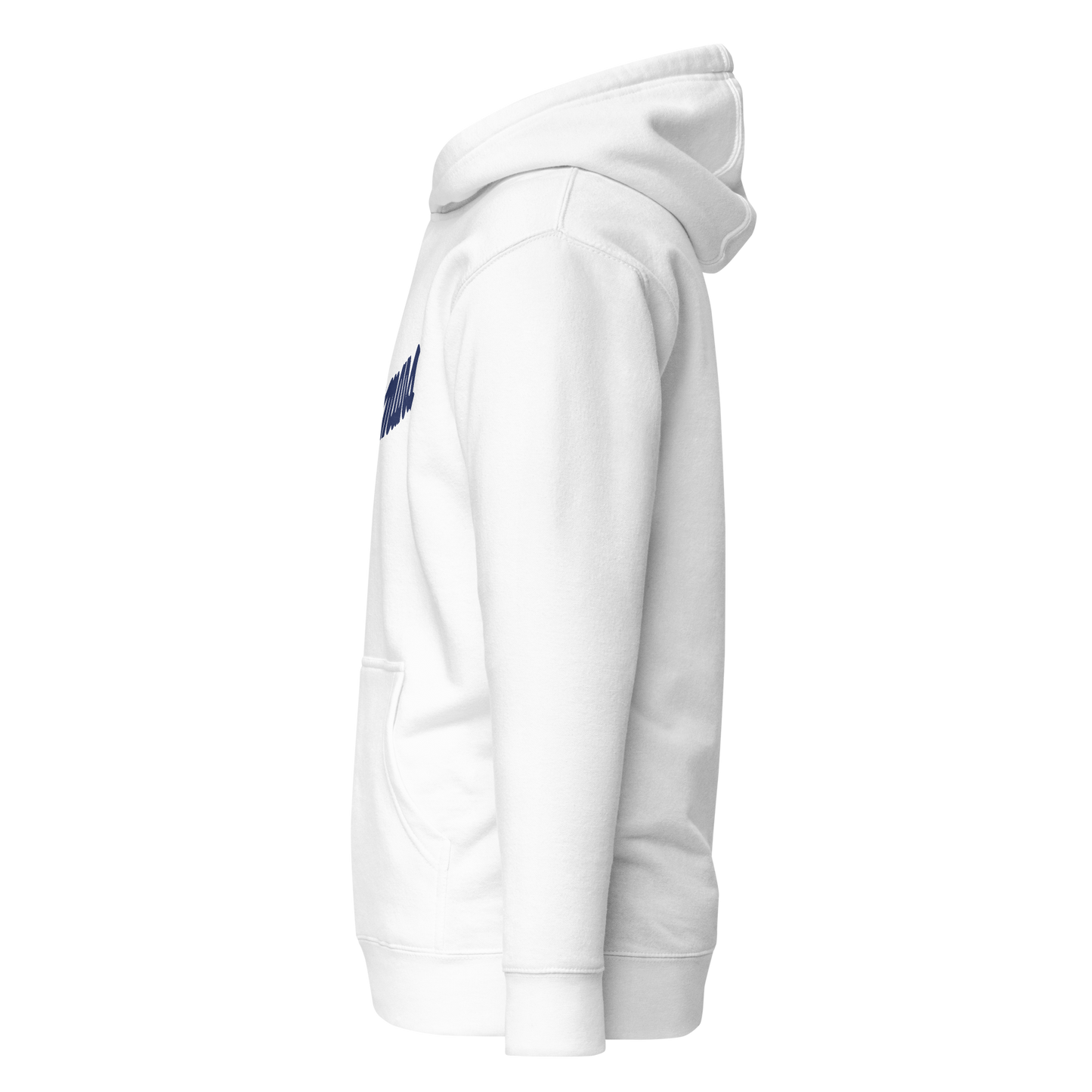 Unisex Hoodie - Baseball/Softball - Romans Schriftzug grey/white