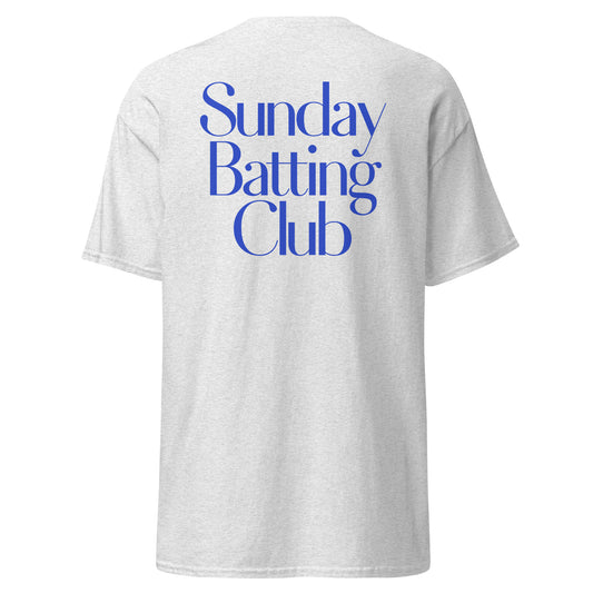 Unisex T-Shirt - Baseball - Softball - Sunday Batting Club - blau