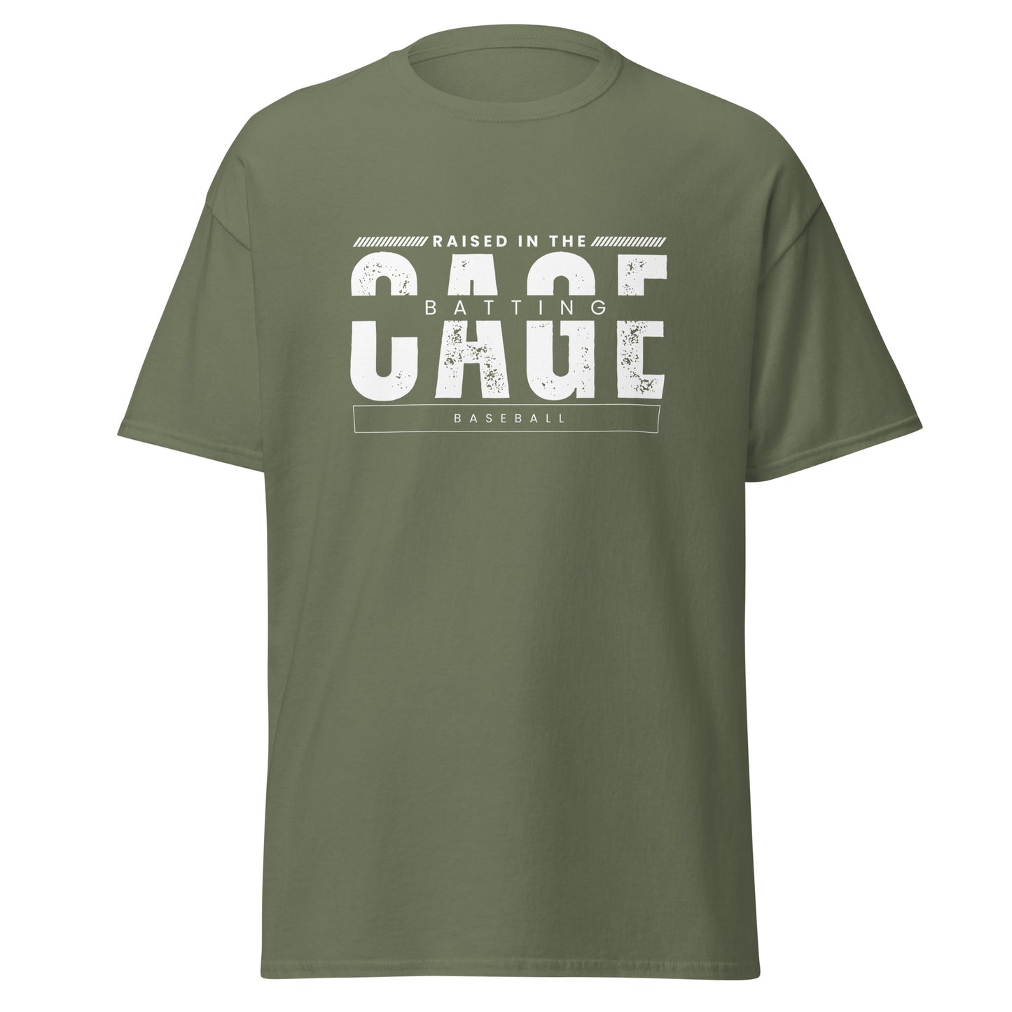 Baseball T-Shirt - Raised in the Batting Cage