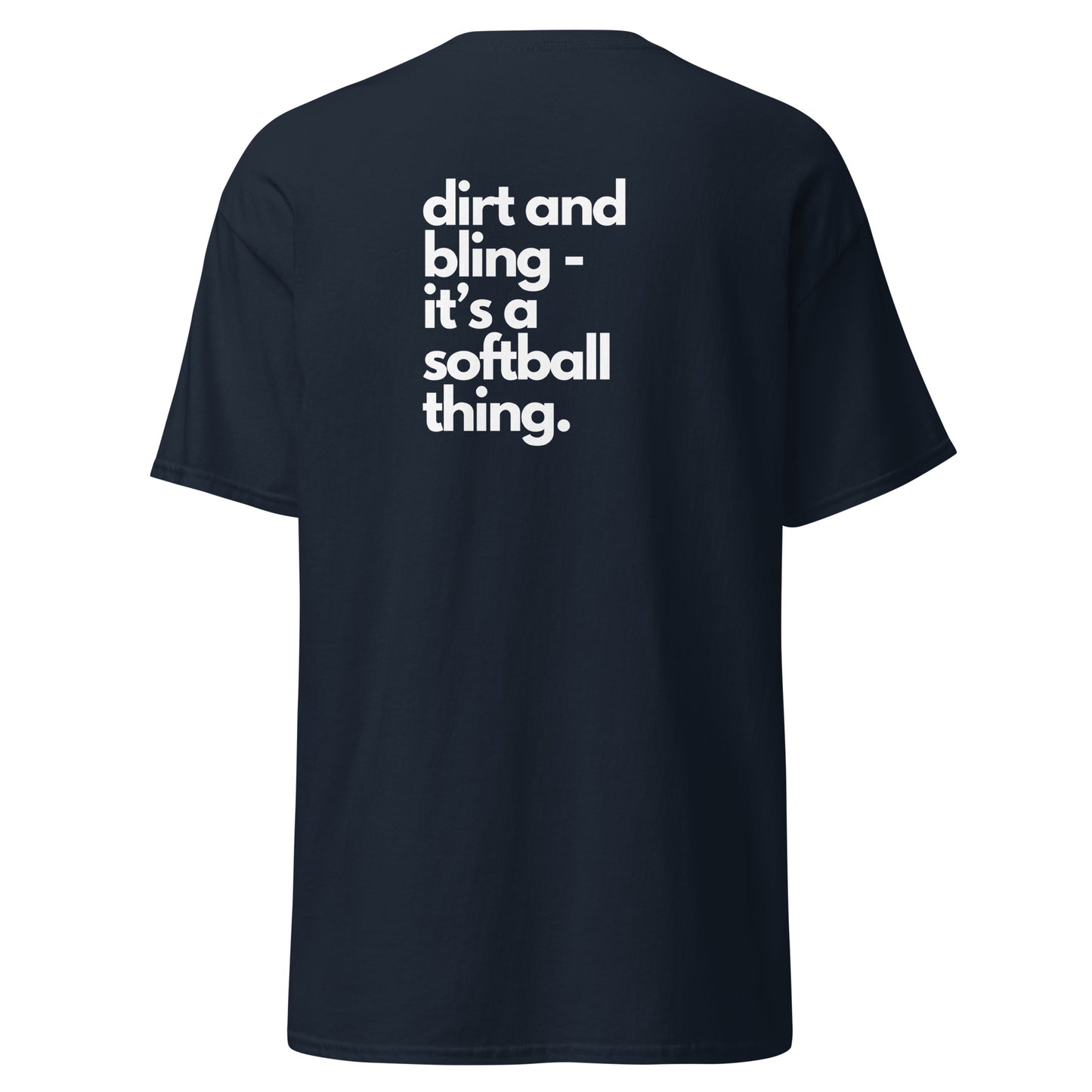 Unisex T-Shirt - Softball Bling Bling