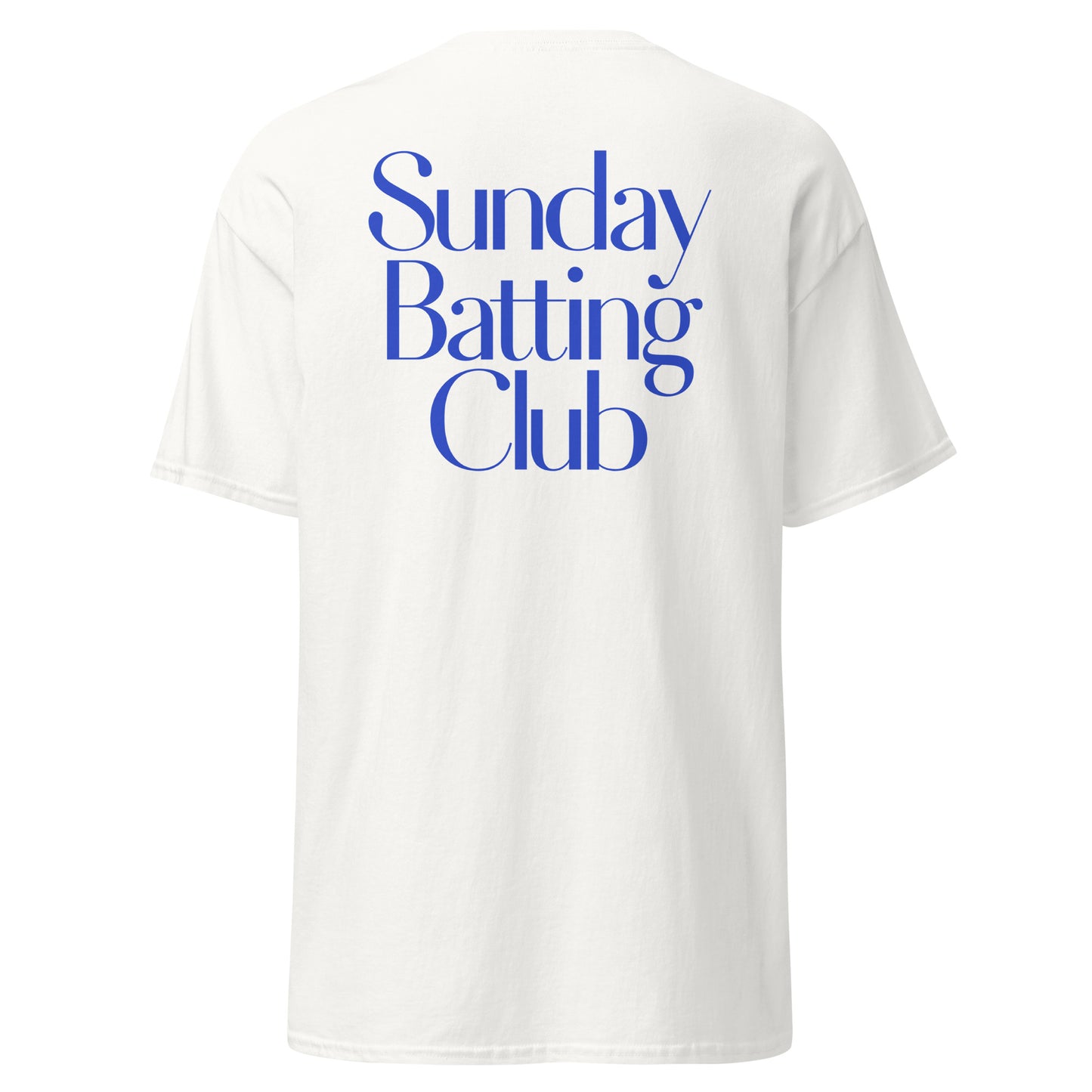 Unisex T-Shirt - Baseball - Softball - Sunday Batting Club - blau