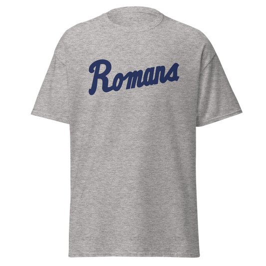 Unisex T-Shirt - Romans Schriftzug hell