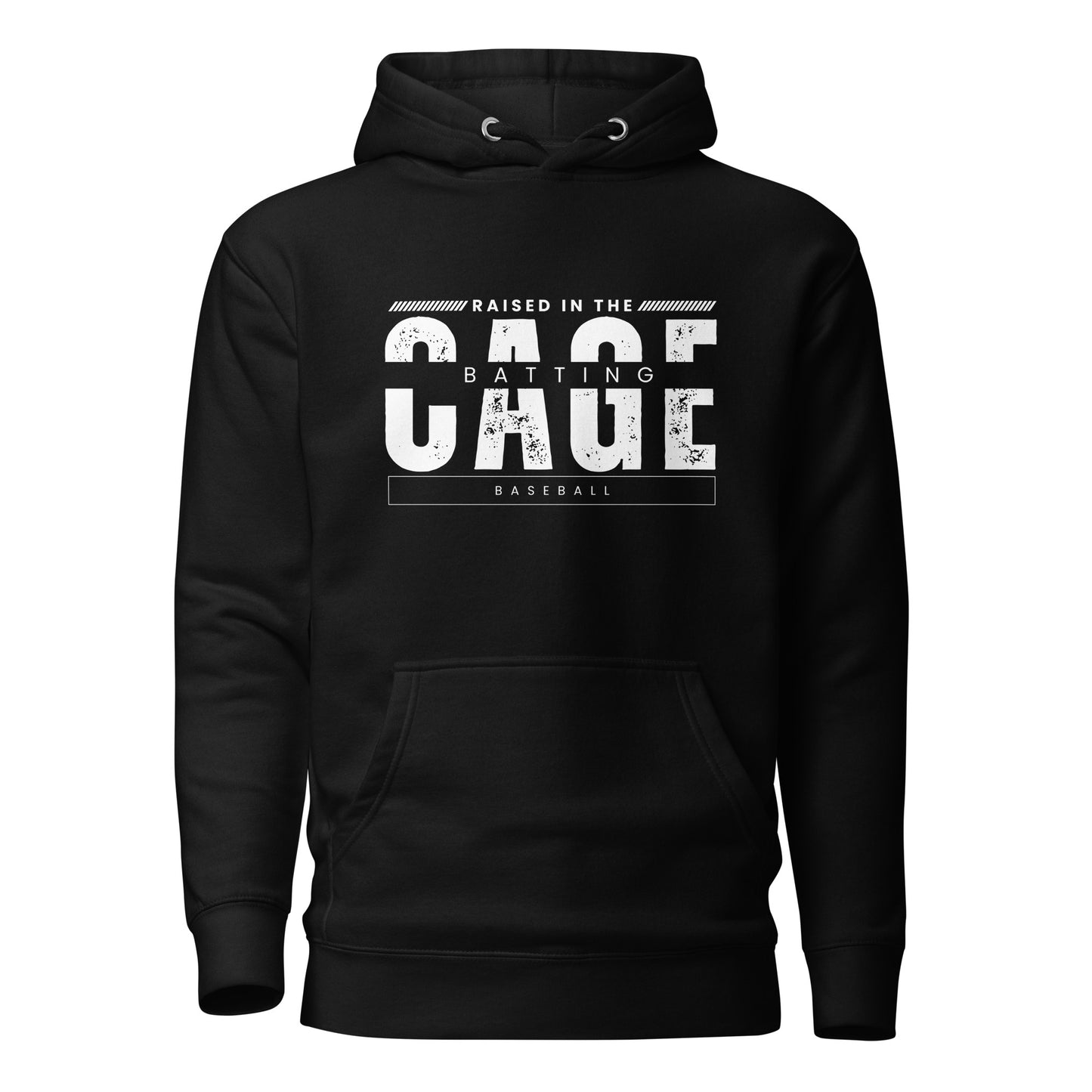 Unisex Hoodie - Baseball Raised in the Batting Cage