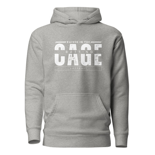 Unisex Hoodie - Softball Raised in the Batting Cage