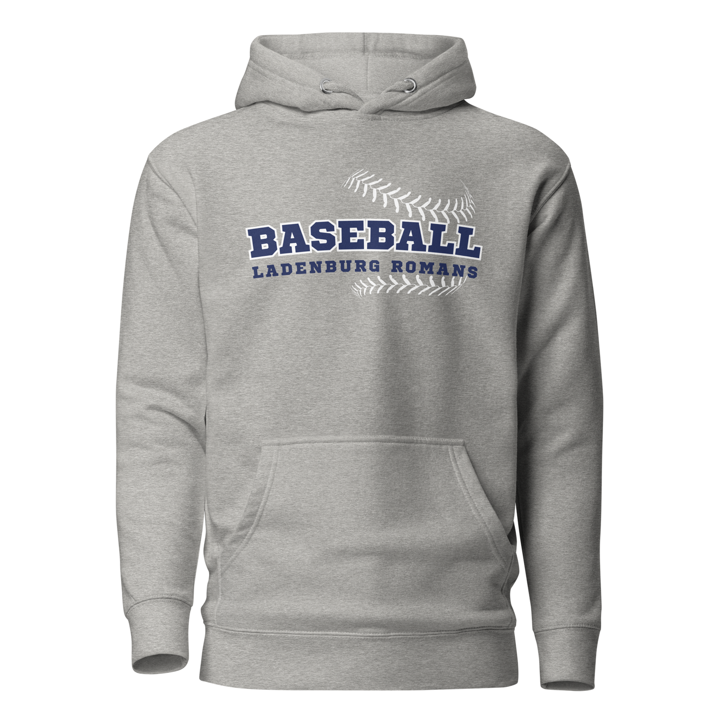 Unisex Hoodie - Ladenburg Romans Baseball grey
