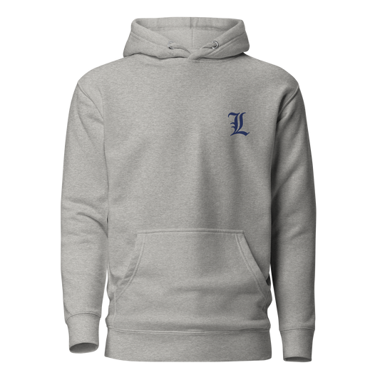 Unisex Hoodie - Baseball/Softball - Romans L grey/white