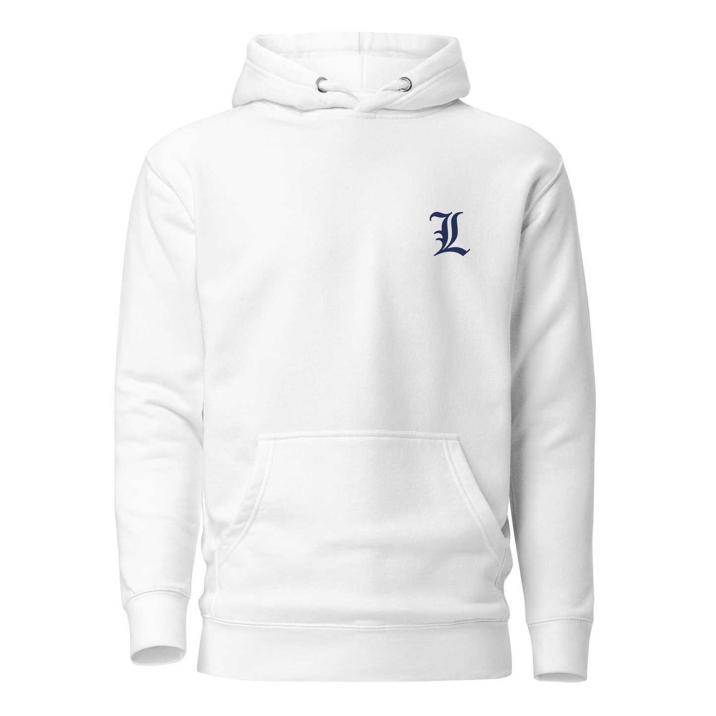Unisex Hoodie - Baseball/Softball - Romans L grey/white
