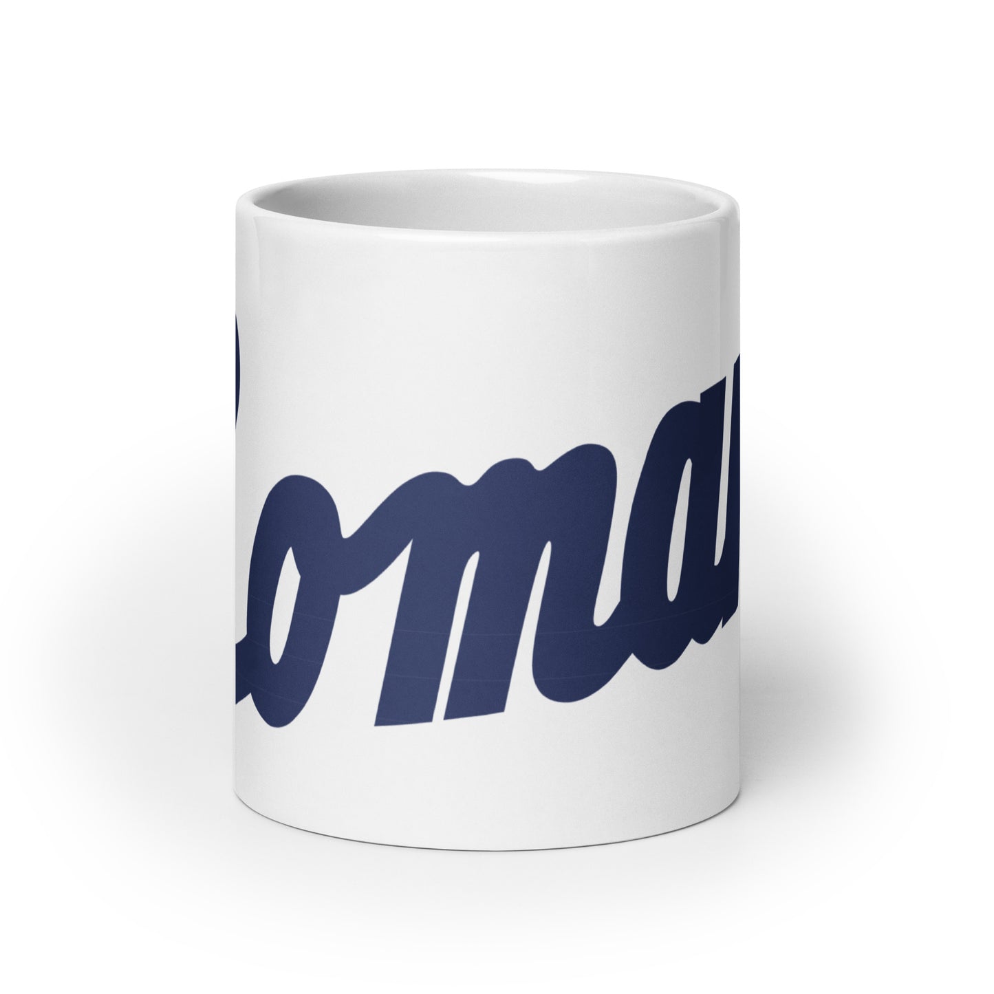 weiße Tasse - Romans Schriftzug